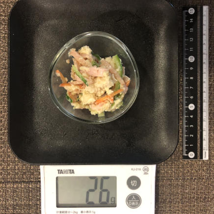 おつまみ皿1杯のおからサラダ 26g