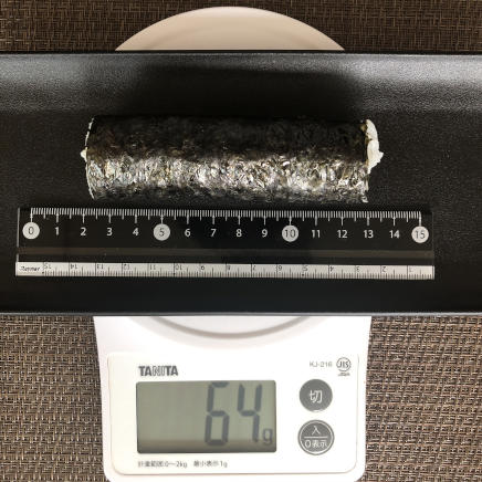 1/2本のかっぱ巻き 64g