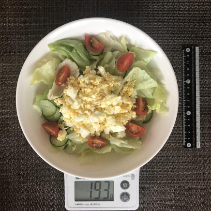 中皿(大)1杯のミモザサラダ 193g