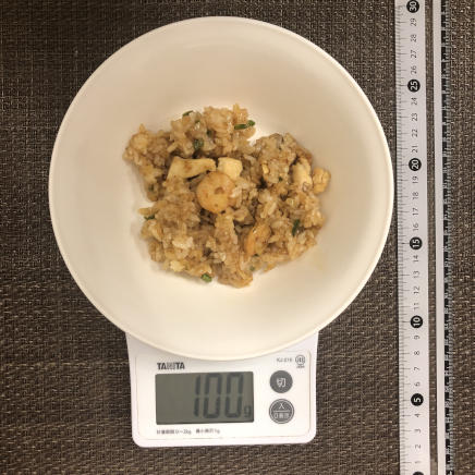 100g分のジャンバラヤ