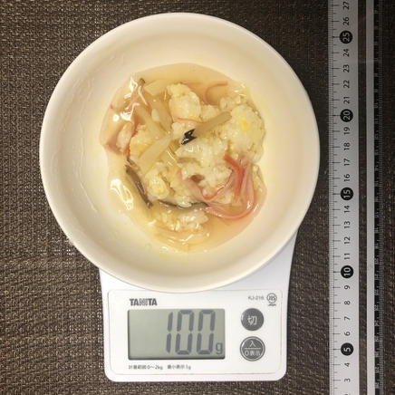 100g分のあんかけチャーハン