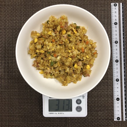 大皿1皿・1人前のカレーチャーハン