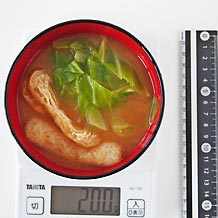 キャベツの味噌汁200g