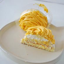 モンブランみかんの切り口