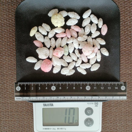 10gの雛あられ 10g