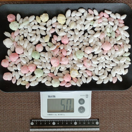 50gの雛あられ 50g