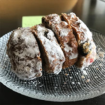 シュトレンのクロースアップ(横)