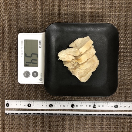 半人前の蒸し鶏