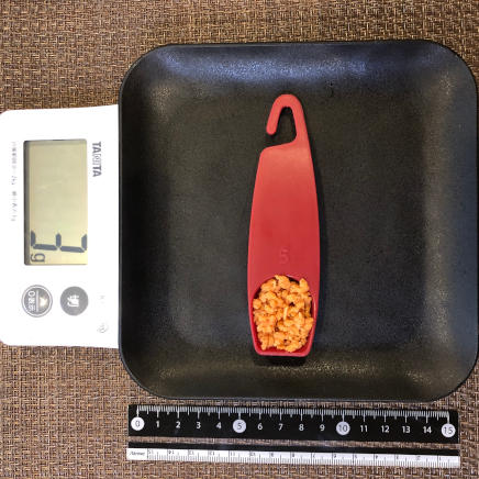 小さじ1杯の鮭フレーク 3g