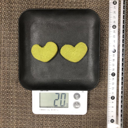 抹茶クッキー2枚