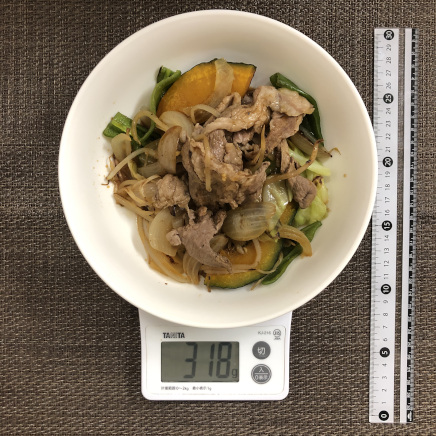 大皿1杯・1人分のジンギスカン