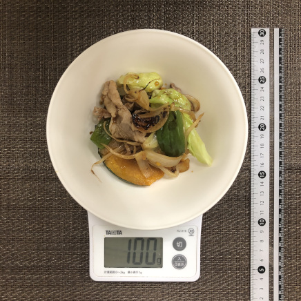 100g分のジンギスカン