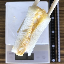たまごサンドのクロースアップ