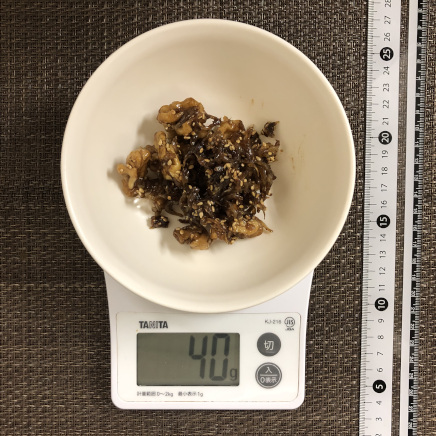 小皿1杯分のちりめんくるみ