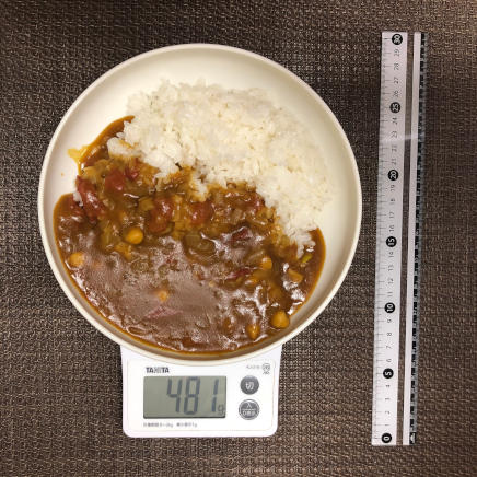 一人前の豆カレー