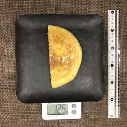 1/2枚分のバナナパンケーキ