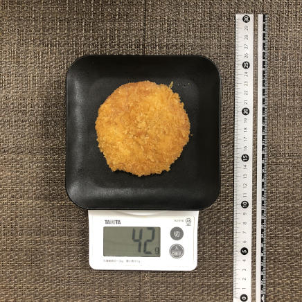 中皿1皿・1枚分のハムカツ