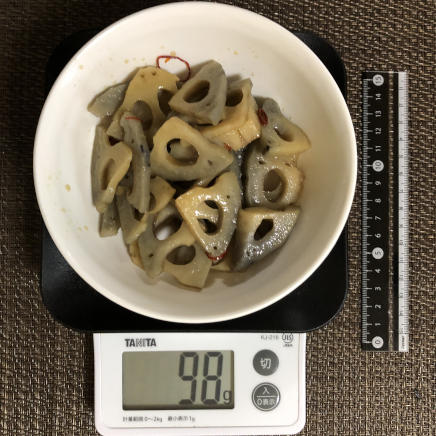 中皿1杯のれんこんのきんぴら 98g