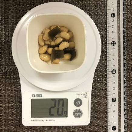 おつまみ皿1杯・20g分の昆布豆