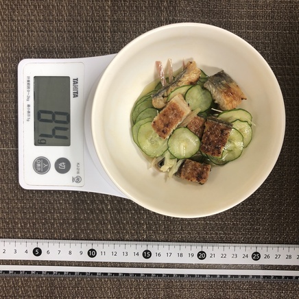 中鉢1杯分のうざく