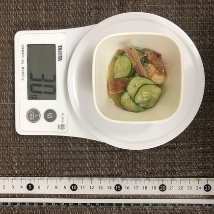 おつまみ皿1皿分のうざく