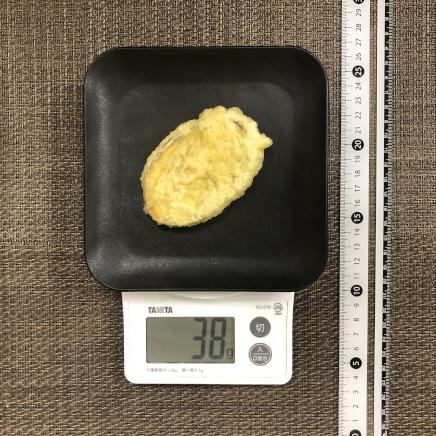 1個分のさつまいもの天ぷら