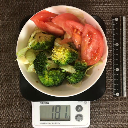 中皿1杯のブロッコリーサラダ 181g