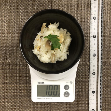 100g分のしめじご飯