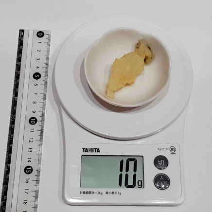 1個分のしめじの天ぷら