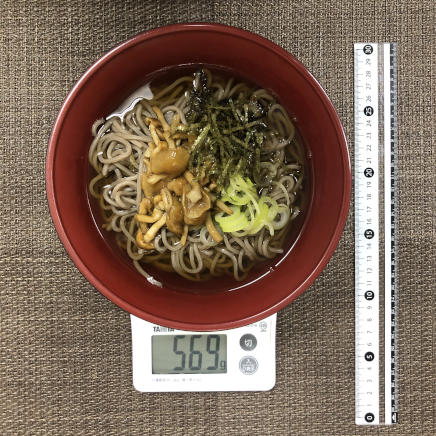 丼1杯・1人前のなめこそば