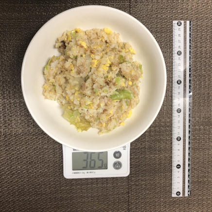 中皿1杯・1人前365gのツナチャーハン