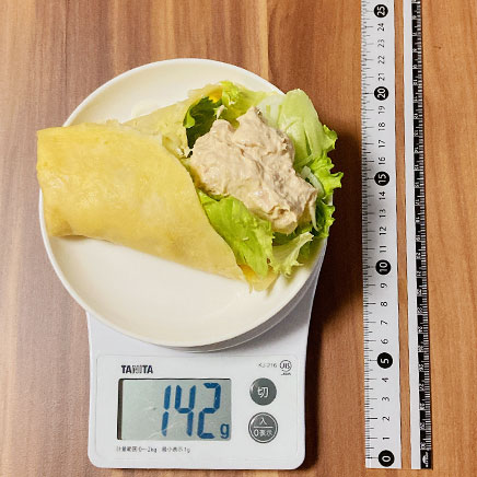 ツナクレープ1つ