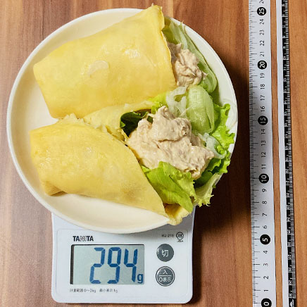 ツナクレープ2つ