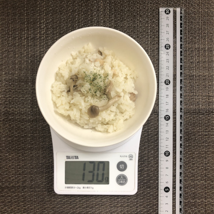 小皿約1/2皿分のきのこピラフ