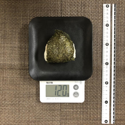 1個分の明太子おにぎり