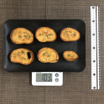 6切れ分・1人前の明太フランス