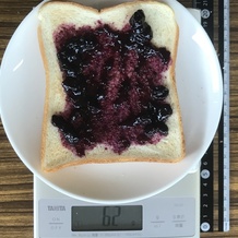 ジャムトースト1枚(8枚切) 62g