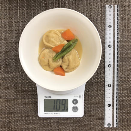 半人前のがんもどきの煮物