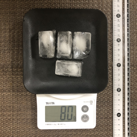 氷4個80g