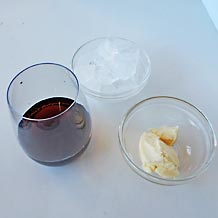 コーラフロートの材料