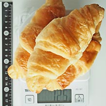 米粉のクロワッサン3個 125g