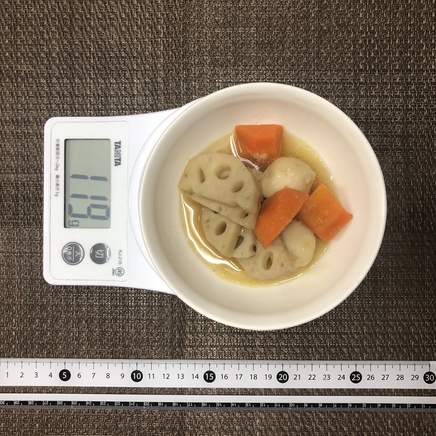 小鉢1杯・1人前の里芋とれんこんの煮物