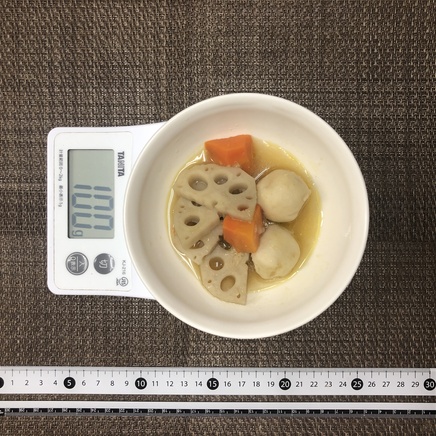 100g分の里芋とれんこんの煮物