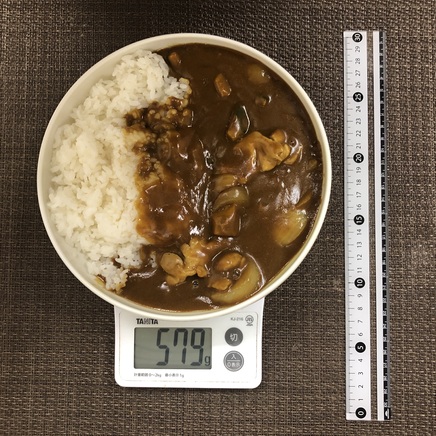 大皿1皿・1人前のかぼちゃカレー