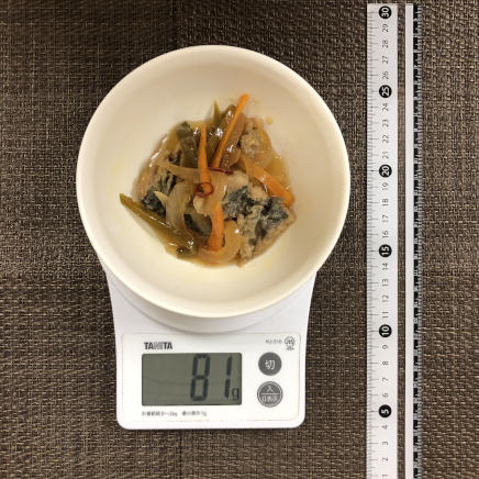 小皿1皿分のさんまの南蛮漬け