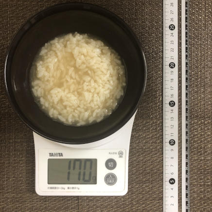 茶碗1杯・1膳分の茶粥