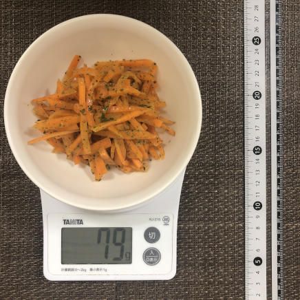 小皿1皿分の人参のマリネ