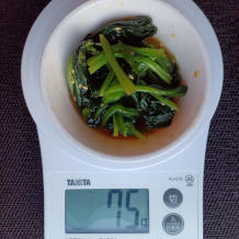 ほうれん草のナムル 6