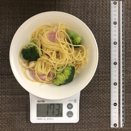 半人前のブロッコリーのパスタ