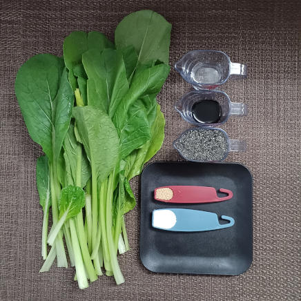 小松菜の胡麻和えの材料